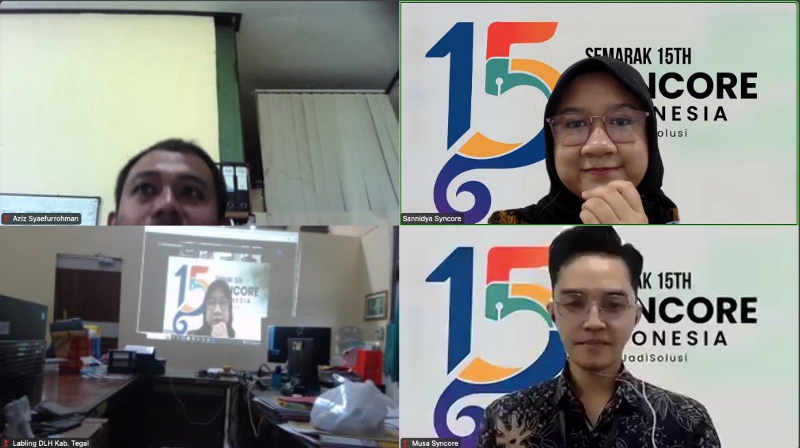 UPTD Laboratorium Lingkungan Hidup Kabupaten Tegal Kerjasama dengan  Syncore Indonesia Menyusun Draft Peraturan Kepala Daerah BLUD