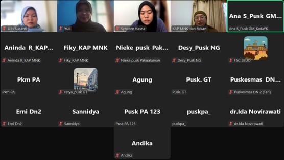 Syncore Indonesia Mendampingi Puskesmas Gedongtengen Dalam Pelaksanaan Pra Audit