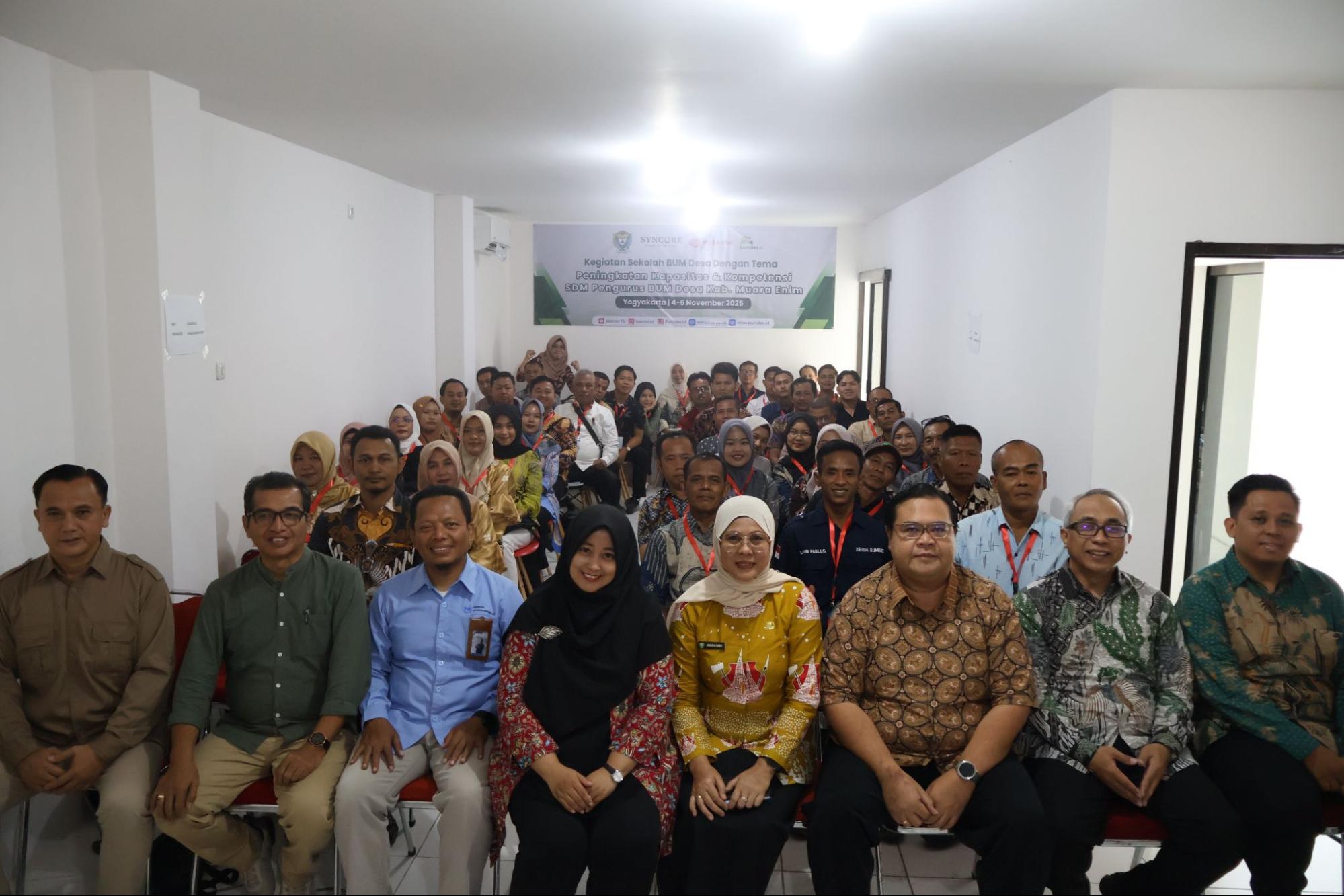 Syncore Indonesia Dukung Penguatan SDM BUM Desa & BUM Desa Bersama Lkd Kabupaten Muara Enim