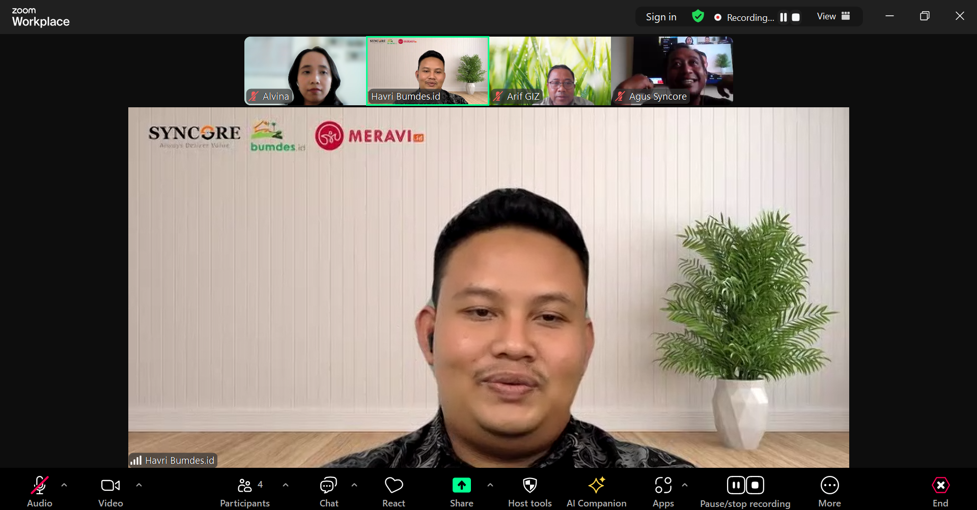 GIZ dan Syncore Indonesia Bahas Skema Bisnis BUM Desa Berkelanjutan