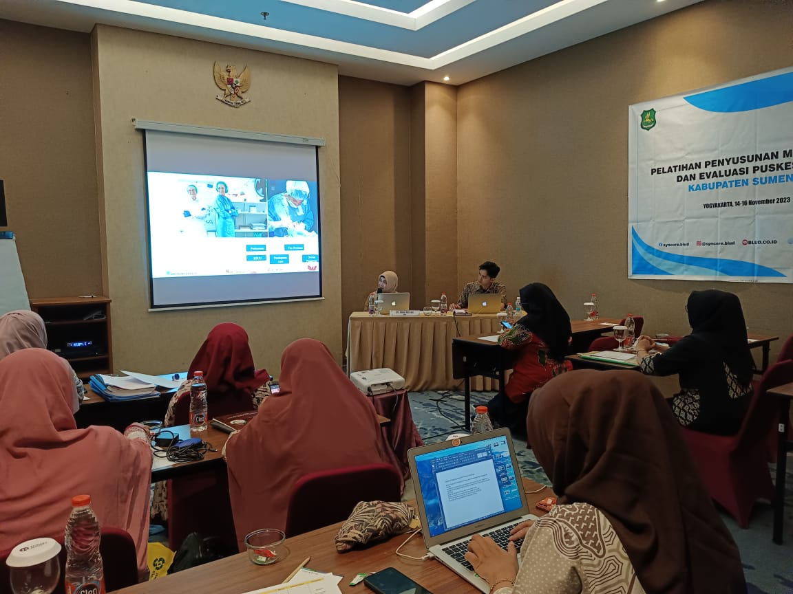 Workshop Monitoring Evaluasi Puskesmas BLUD Dinas Kesehatan Kabupaten Sumenep