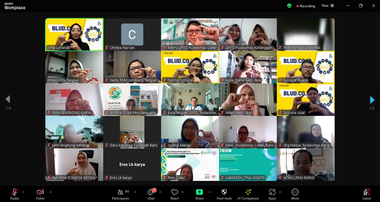 Penyusunan Renstra Puskesmas Kota Tangerang Selatan didampingi Syncore Indonesia