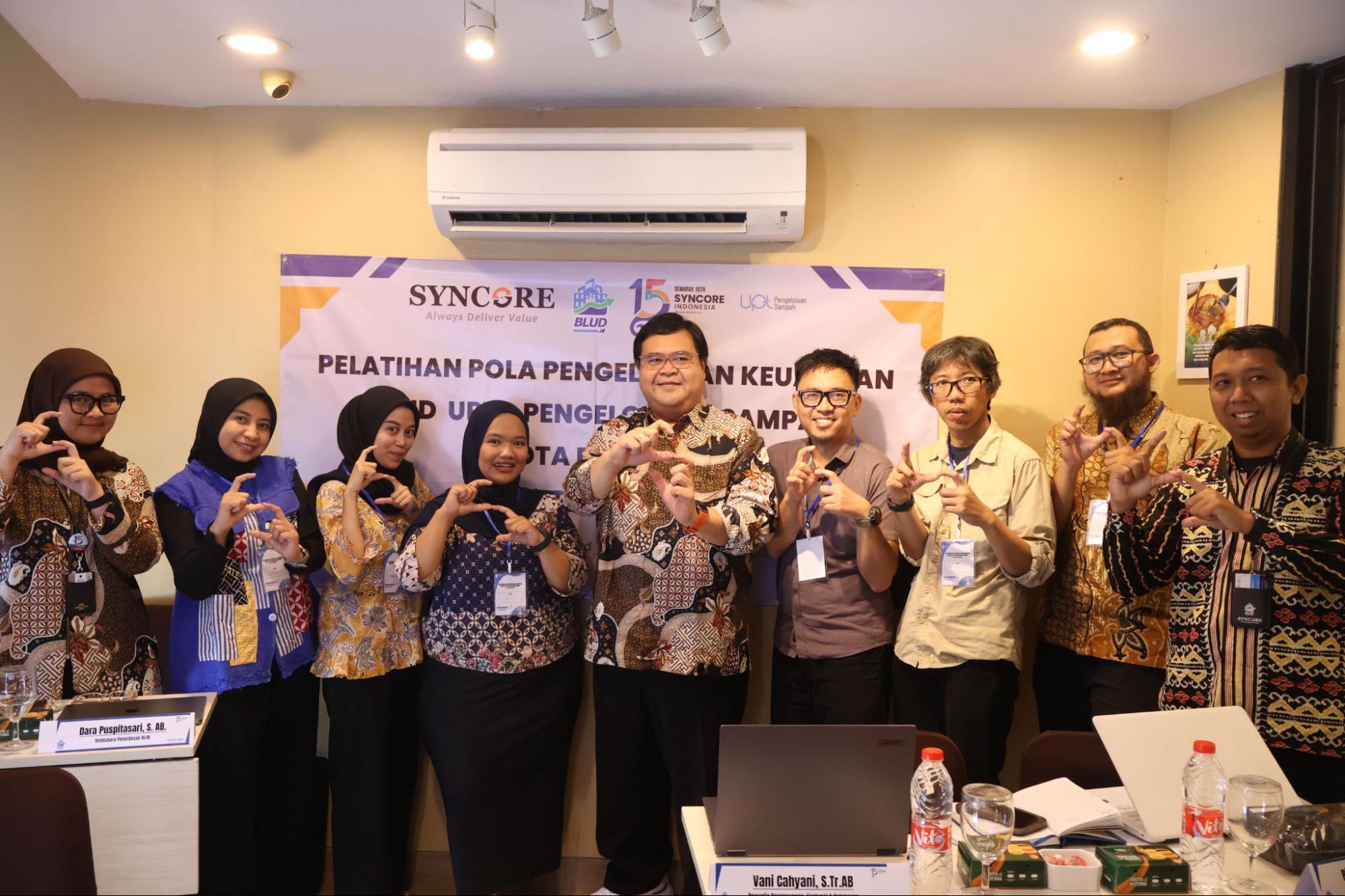 UPTD Pengelolaan Sampah Kota Bandung Perkuat Tata Kelola Keuangan BLUD  Bersama Syncore Indonesia